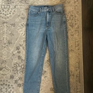 EXPRESS High Rise Mom Jeans